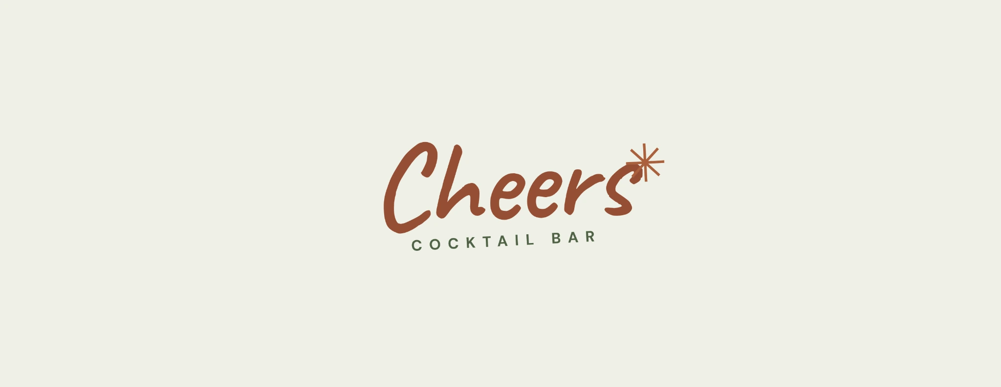 Cheers — hand-lettered brand identity
